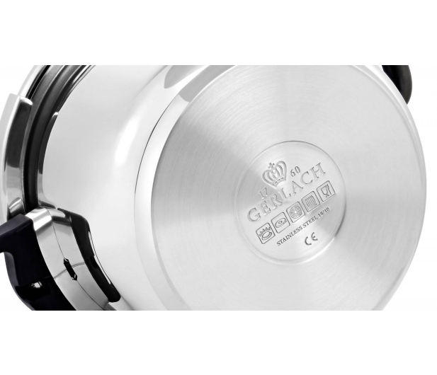 GERLACH Szybkowar 22 cm z raczka (4,5 L) - 1456919 - zdjęcie 2